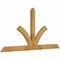 Ekena Millwork Richland Rough Sawn Timber Gable Bracket, Western Red Cedar, 72"W x 36"H x 2"D x 4"F, 12/12 Pitch GBW072X36X0204RIC00RWR - alternate 3